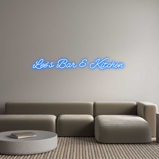 Custom Neon: Lee’s Bar & K...