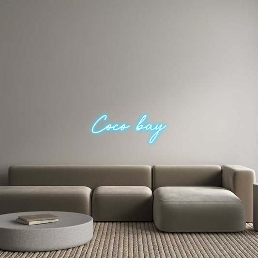 Custom Neon: Coco bay