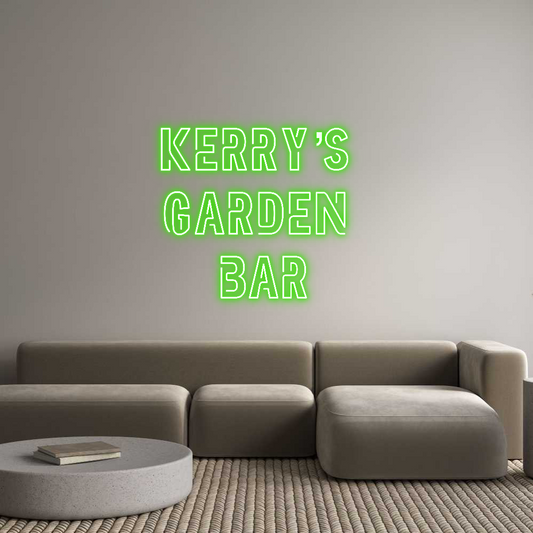 Custom Neon: Kerry’s 
gar...