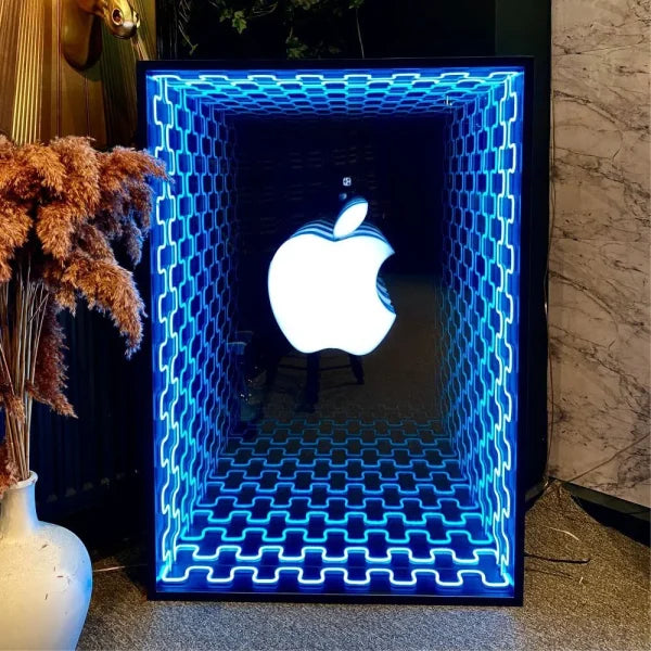 Signify Apple Leds Apple Infinity Mirror LED Neon Sign Light Neon – Neu Neon