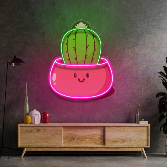 Kawai Cactus Neon Art LED Neon Sign Light Neon