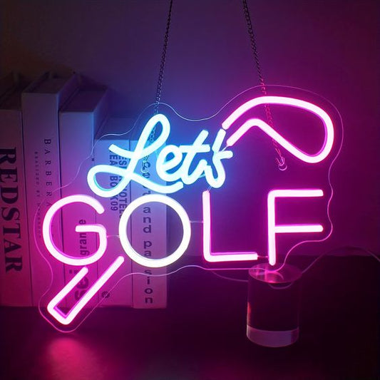 Let's Golf LED Neon Sign Light Neon