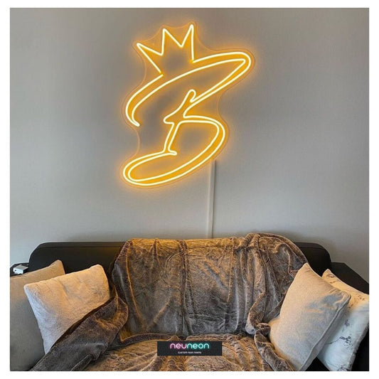 Letter King Crown LED Neon Sign Light Neon