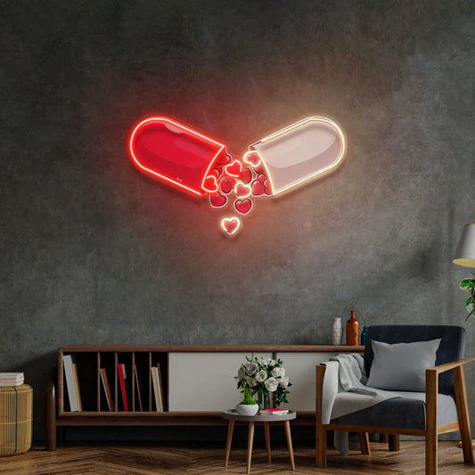 Love Capsule Neon Art LED Neon Sign Light Neon