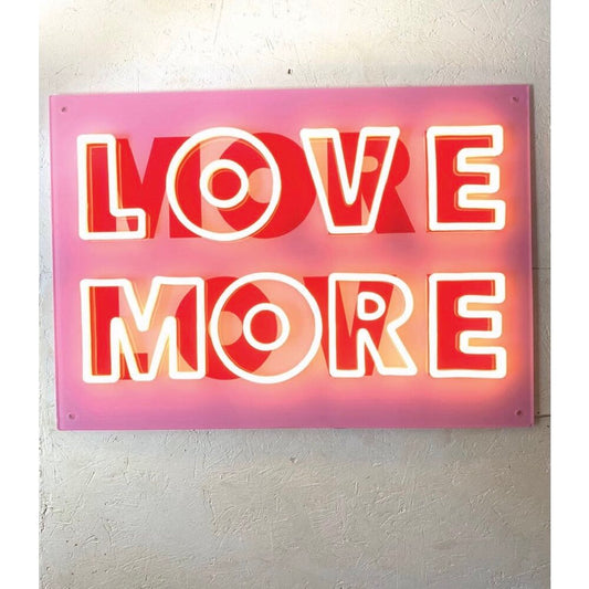 Love More LED Neon Sign Light Neon