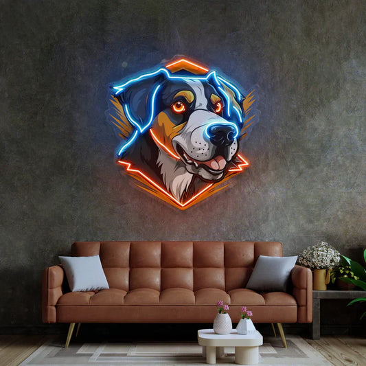 Mascot Dog Neon Art LED Neon Sign Light Neon