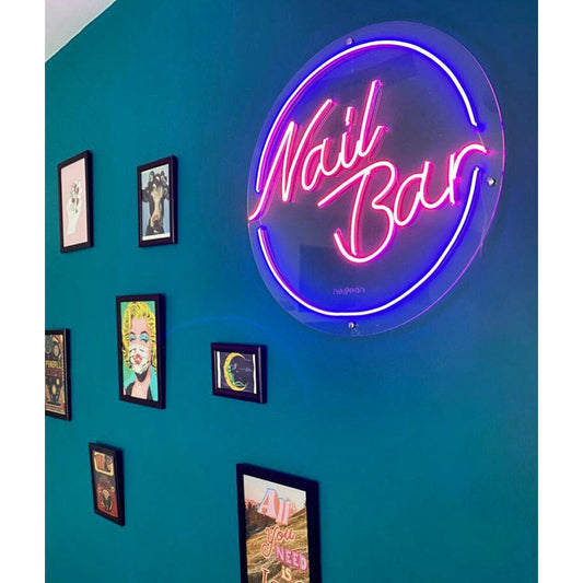 Nail Bar LED Neon Sign Light Neon