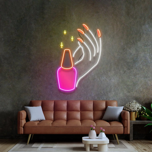 Nail polish LED Neon Sign Light Neon