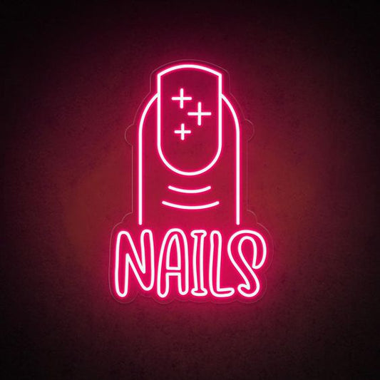 Nails LED Neon Sign Light Neon