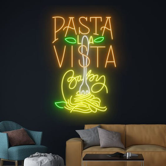 Pasta La Vista LED Neon Sign Light Neon
