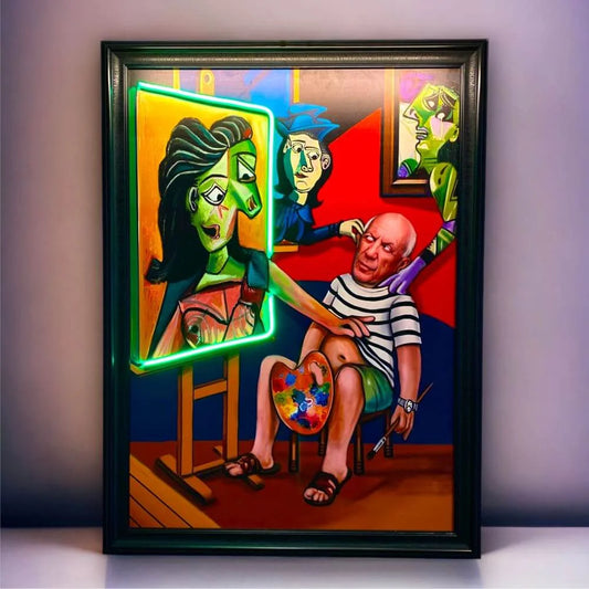 Picasso Neon Led Canvas