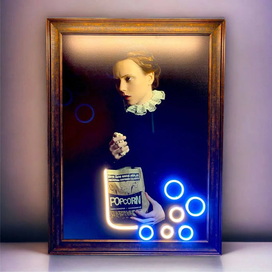 Popcorn Neon Led Canvas