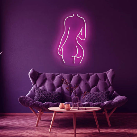 Posing Woman LED Neon Sign Light Neon