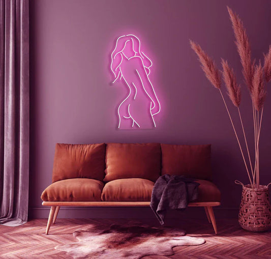 Posing Woman LED Neon Sign Light Neon