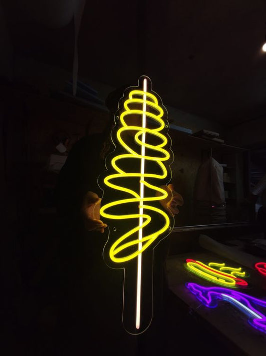 Potato on a Stick LED Neon Sign Light Neon