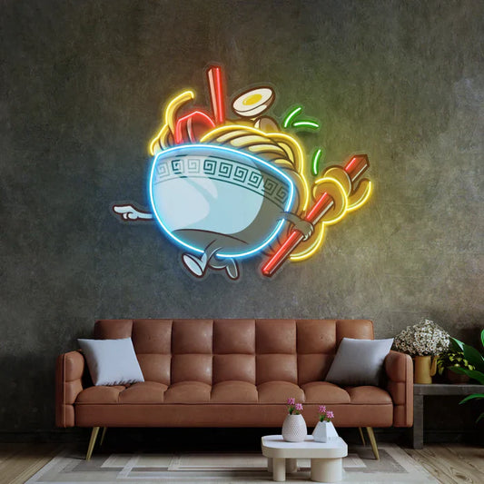 Ramen Bowl Neon Art LED Neon Sign Light Neon
