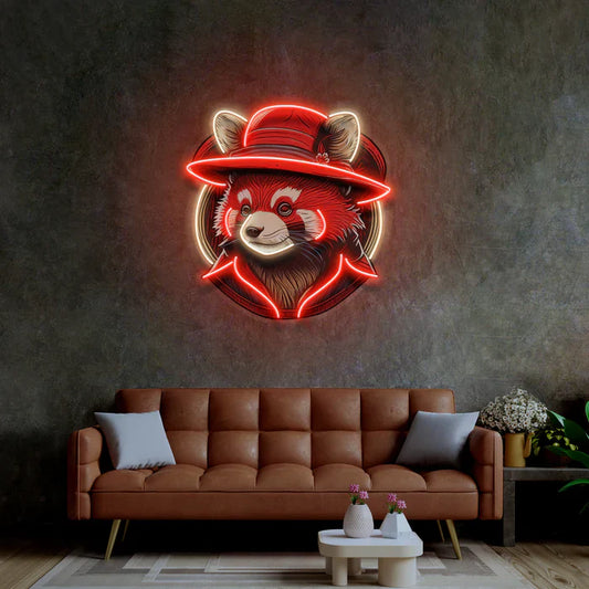 Red Panda Neon Art LED Neon Sign Light Neon