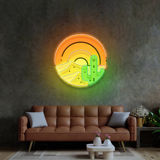 Sahara Desert Neon Art LED Neon Sign Light Neon