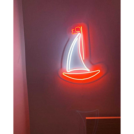Sailboat LED Neon Sign Light Neon