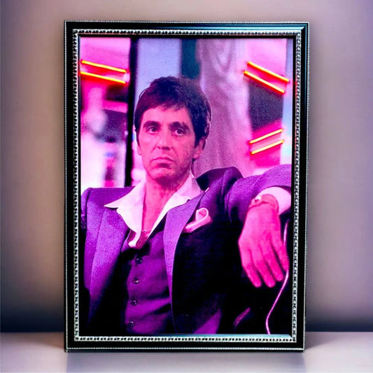 Tony Montana Neon Led Canvas