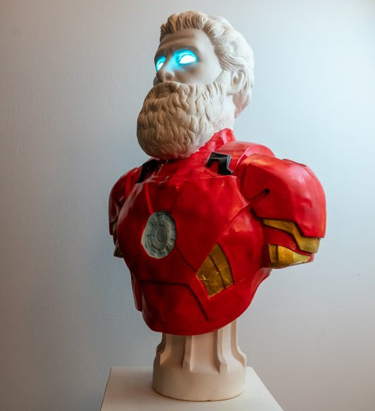 Ironman Hercules Lighted Sculpture