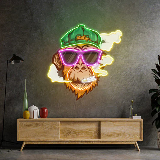Smoking Monkey Neon Art LED Neon Sign Light Neon
