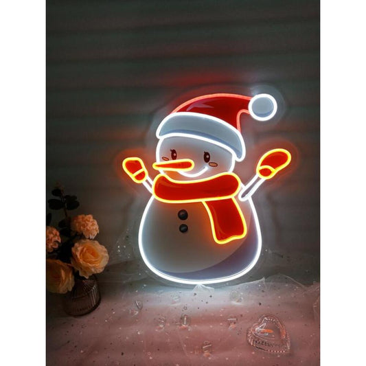 Snowman LED Neon Sign Light Neon