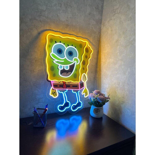 SpongeBob Neon Art LED Neon Sign Light Neon