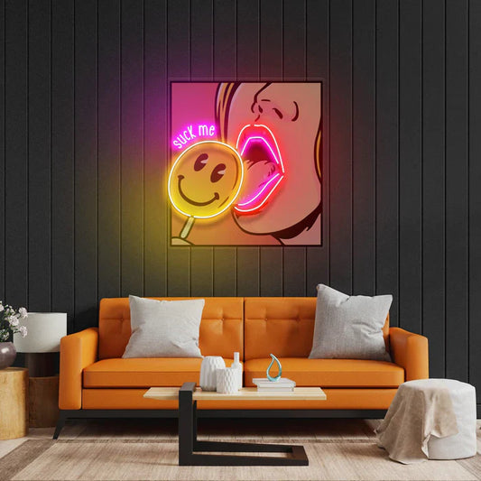 Suck Me Neon Art LED Neon Sign Light Neon