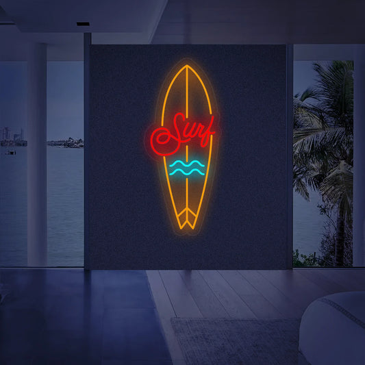 Surf Board LED Neon Sign Light Neon