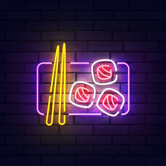 Sushi Platter LED Neon Sign Light Neon