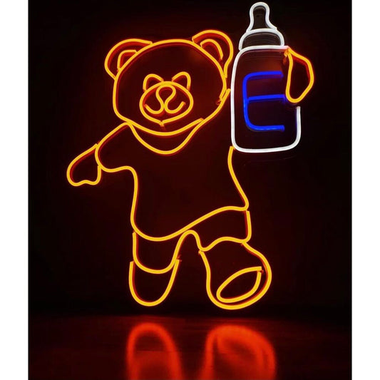 Teddy Bear LED Neon Sign Light Neon