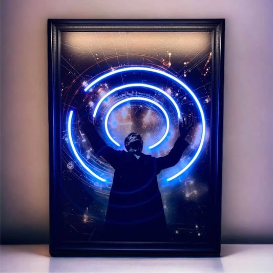 Nicola Tesla Neon Led Canvas