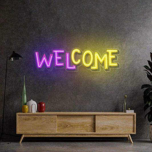 Welcome Neon Art LED Neon Sign Light Neon