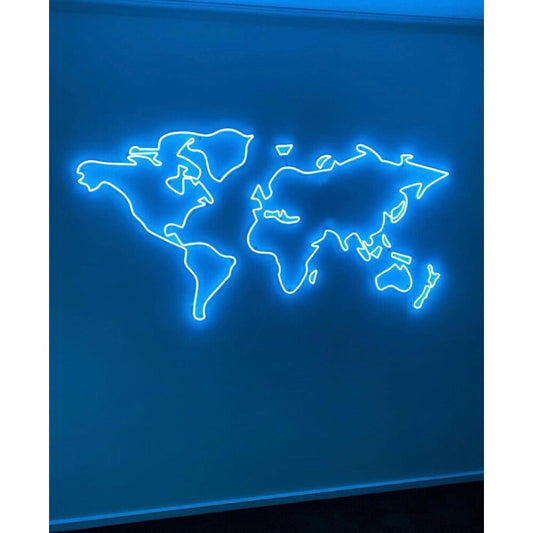 World Map LED Neon Sign Light Neon