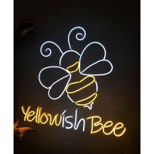 Yellowish Bee LED Neon Sign Light Neon